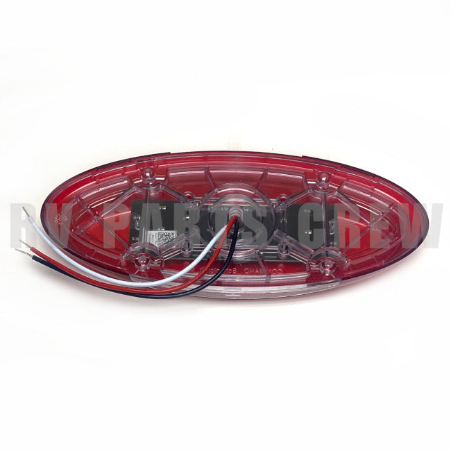 Jayco RV Red Oval Tail Light 9.5" x 4" LED 0276307 | RV Parts Crew, OEM Replacement RV & Trailer Parts