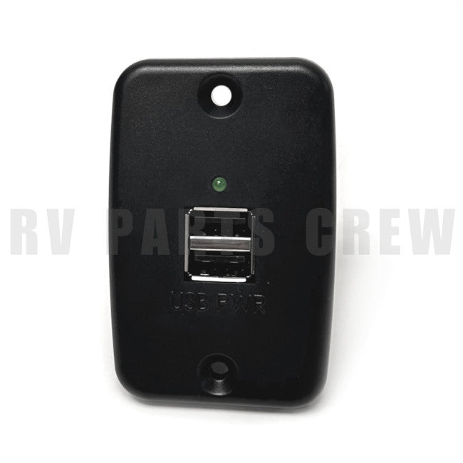Jayco RV Dual USB Charging Port/Interface with LED Indicator 0247480 | RV Parts Crew, OEM Replacement RV & Trailer Parts