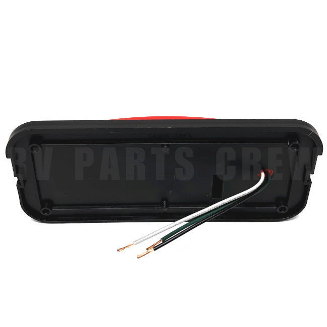 Jayco RV Red Rectangular Tail/Turn Light with Black Base 0184894 | RV Parts Crew, OEM Replacement RV & Trailer Parts