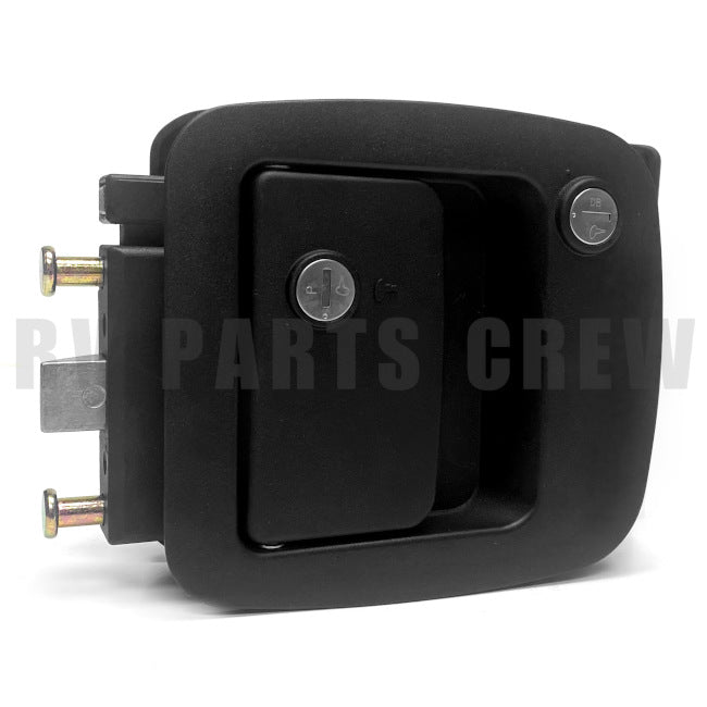 Jayco RV Bauer Entry Door Handle Lock Kit Black 0222283 | RV Parts Crew, OEM Replacement RV & Trailer Parts