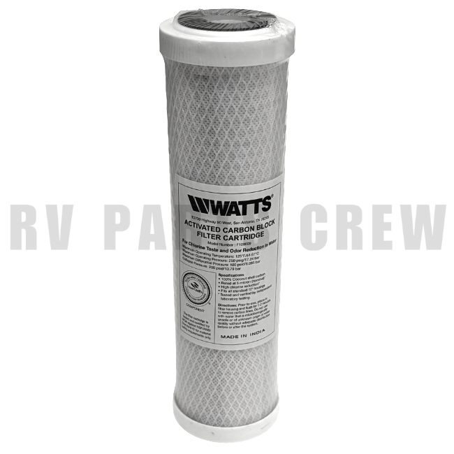 Jayco RV Carbon Block Water Filter Cartridge 10" Standard 0230807 | RV Parts Crew, OEM Replacement RV & Trailer Parts