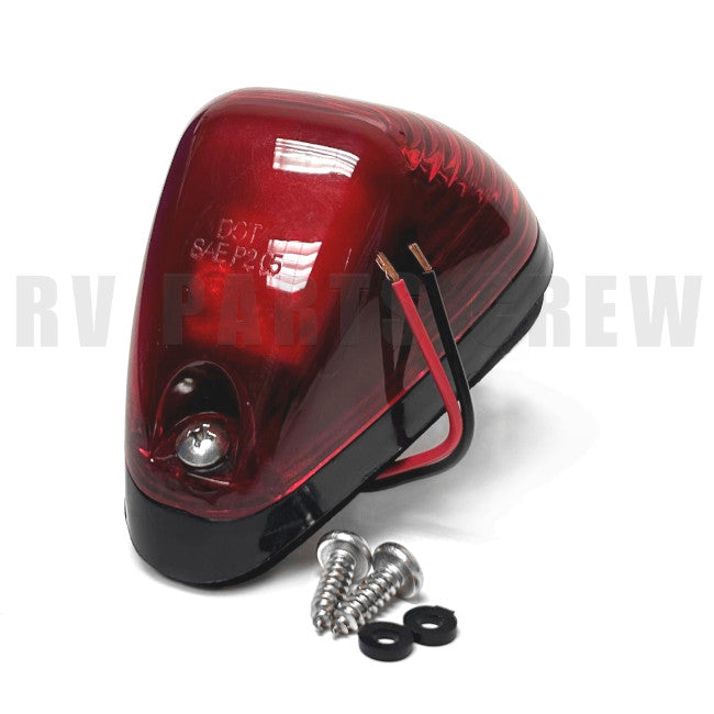 Jayco RV Tear Drop Red LED Light with Black Base 0287723 | RV Parts Crew, OEM Replacement RV & Trailer Parts