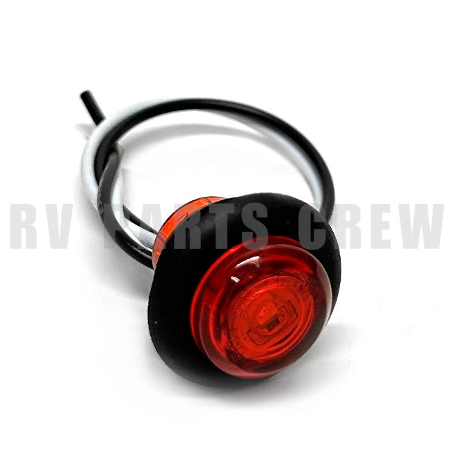 Jayco RV Round 3/4" Clearance Light Red (Flat Lens, 7/8" Deep) 0340781 | RV Parts Crew, OEM Replacement RV & Trailer Parts