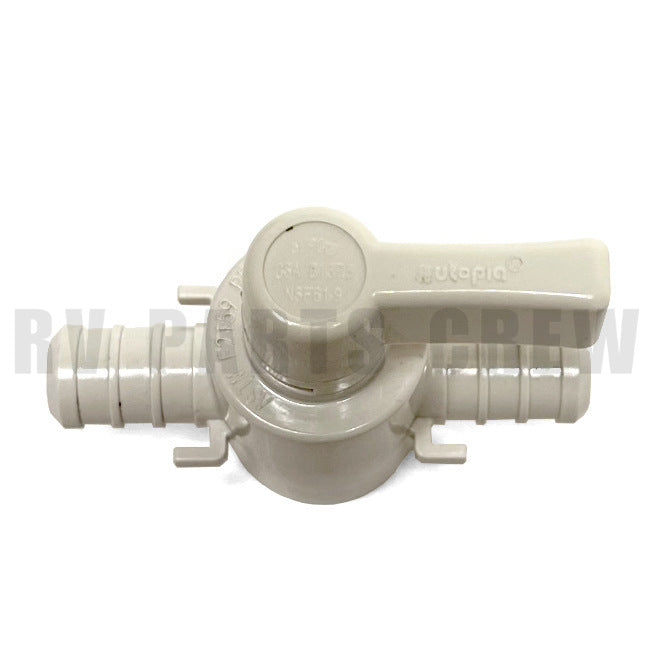 Jayco RV Plastic Ball Valve 1/4 Turn Straight Stop 0220440 | RV Parts Crew, OEM Replacement RV & Trailer Parts