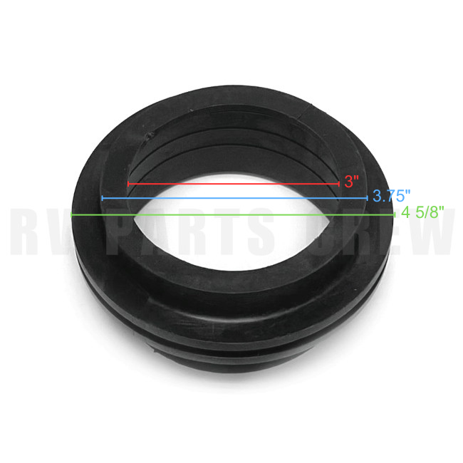 Jayco RV 3" Rubber Grommet Tank Seal 0160376 | RV Parts Crew, OEM Replacement RV & Trailer Parts