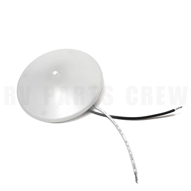 Jayco RV Ceiling Light 4.5" Round with Button Switch 0321511 | RV Parts Crew, OEM Replacement RV & Trailer Parts