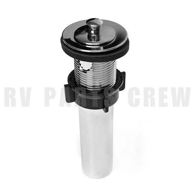 Jayco RV Sink Drain Plug Tailpiece Chrome 0087918 | RV Parts Crew, OEM Replacement RV & Trailer Parts