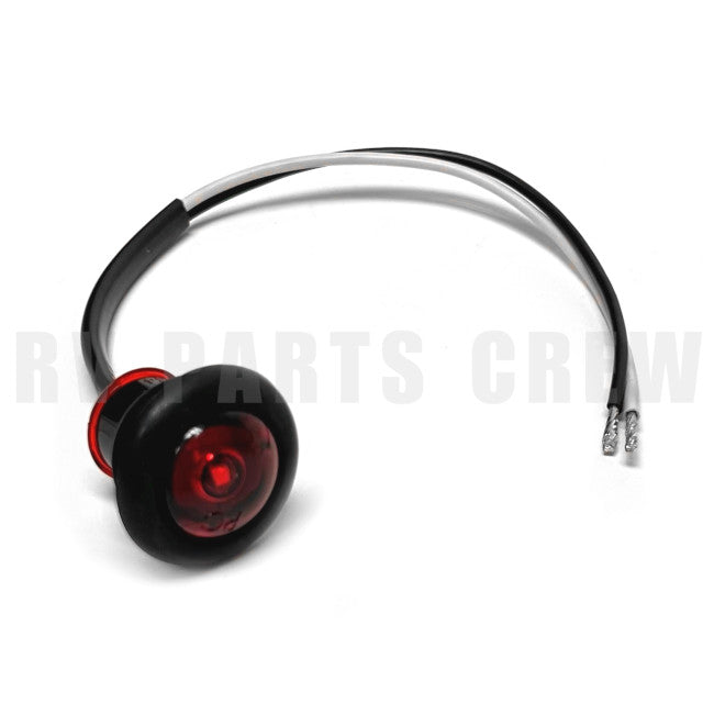 Jayco RV TecNiq Round 3/4" Clearance Light Red (Curved Lens, 1" Deep) 0276117 | RV Parts Crew, OEM Replacement RV & Trailer Parts