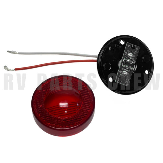 Jayco RV Round 2.5" Clearance Light Red LED 0287722 | RV Parts Crew, OEM Replacement RV & Trailer Parts
