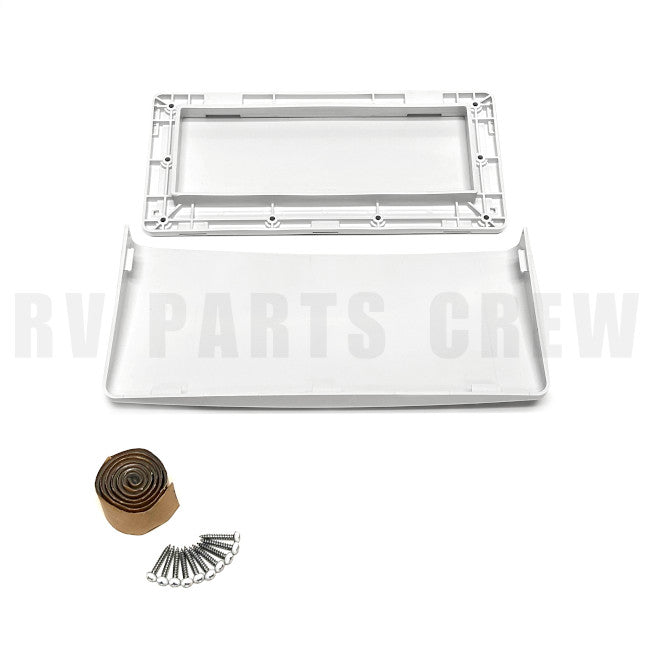 Jayco RV Outside Vent / Rangehood with White Damper 5/8" Flange 0210838 | RV Parts Crew, OEM Replacement RV & Trailer Parts