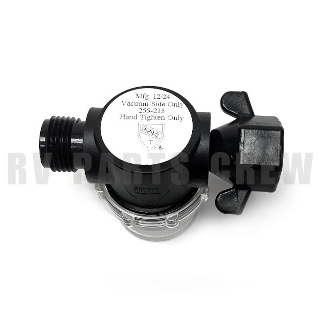 Jayco RV Shurflo Water Pump Inlet Strainer #255-215 with 1/2" NPT 2049015