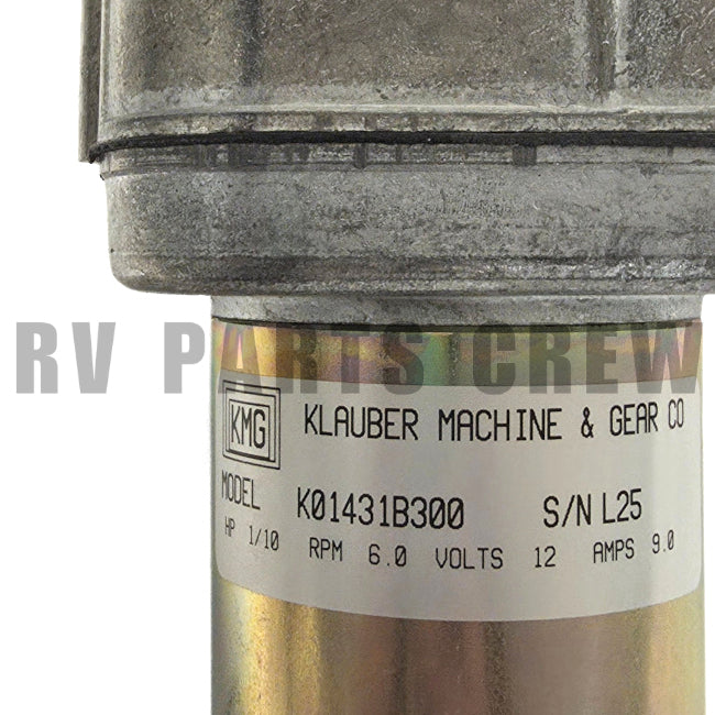Jayco RV Klauber Slideout Motor K01431B300, 0211550 | RV Parts Crew, OEM Replacement RV Parts