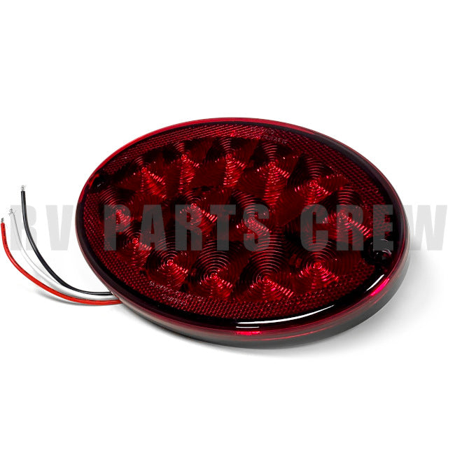 Jayco RV LED Oval Tail Light Red 2006501 | RV Parts Crew, OEM Replacement RV Parts
