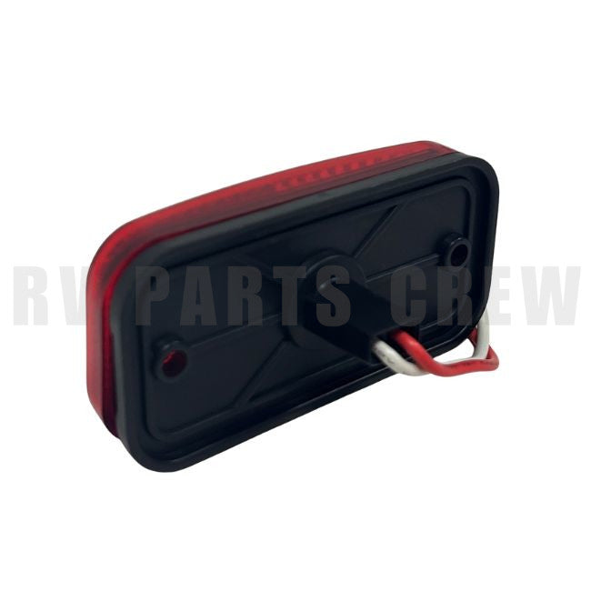 Jayco RV LED Clearance Light Red Lens, Black Base 0304717 | RV Parts Crew, OEM Replacement RV Parts