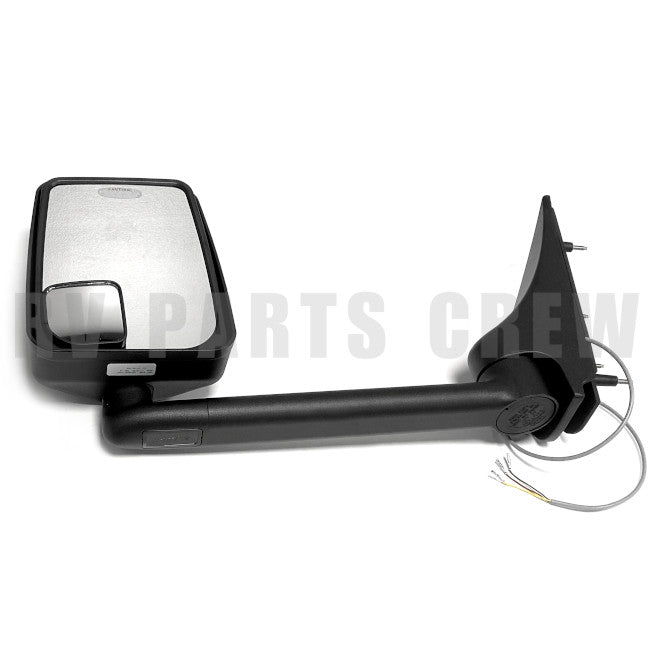Jayco RV Velvac Mirror Head Assembly Black, Roadside (LH) 0231538 | RV Parts Crew, OEM Replacement RV Parts