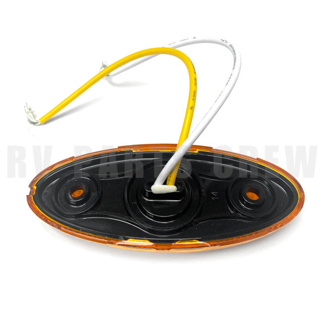 Jayco RV Amber LED Oval Clearance Light 0276304 | RV Parts Crew, OEM Replacement RV & Trailer Parts