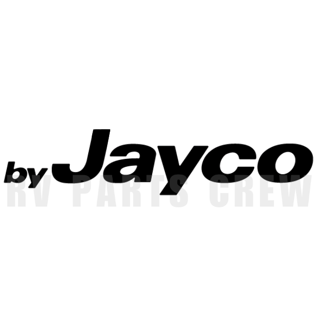 Jayco RV "By Jayco" Logo Decal 1.73" x 8.16" Black 0346398 | RV Parts Crew, OEM Replacement RV & Trailer Parts