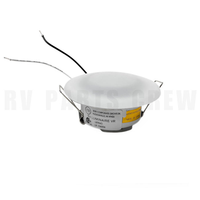 Jayco RV 3" LED Puck Light Glass Round 0230935 | RV Parts Crew, OEM Replacement RV & Trailer Parts