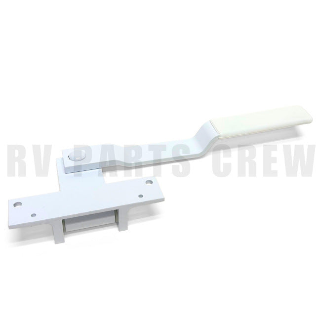 Jayco RV Trailer Latch Bar with Swivel Handle White 0196341 | RV Parts Crew, OEM Replacement RV & Trailer Parts