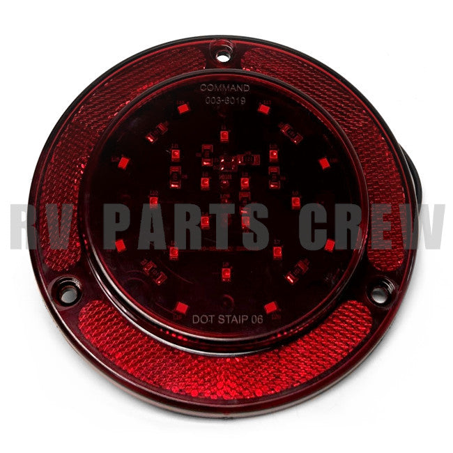 Jayco RV 4" Red LED Tail Light Round 0276315 | RV Parts Crew, OEM Replacement RV & Trailer Parts