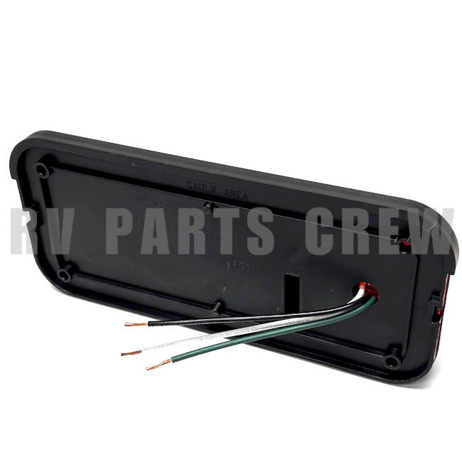 Jayco RV Red Rectangular Tail/Turn Light with Black Base 0184894 | RV Parts Crew, OEM Replacement RV & Trailer Parts
