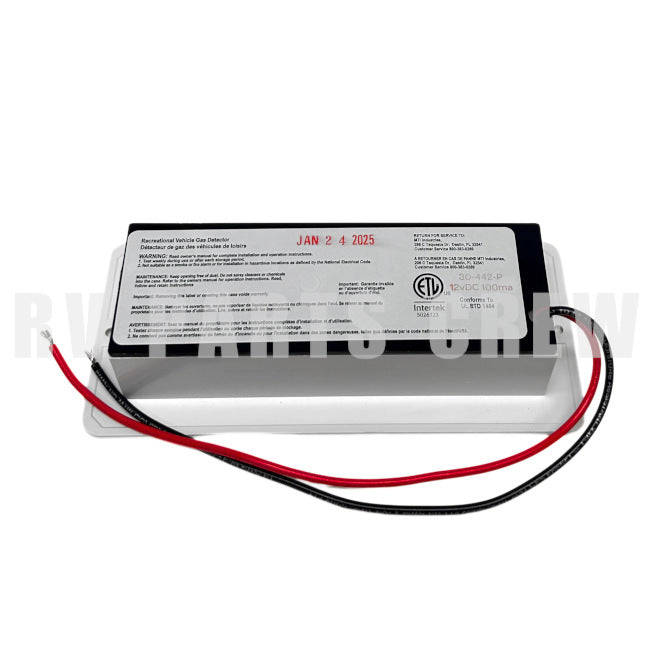 Jayco RV Safe-T-Alert Propane Alarm Detector 12V White Horizontal 0710372 | RV Parts Crew, OEM Replacement RV & Trailer Parts
