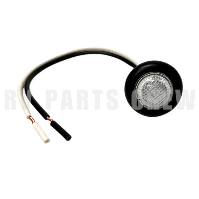 Jayco RV Round 3/4" Clearance Light Blue LED Clear Lens 0340783 | RV Parts Crew, OEM Replacement RV & Trailer Parts