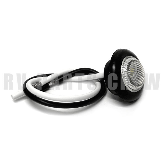 Jayco RV Round 3/4" Clearance Light White LED Clear Lens 0340784 | RV Parts Crew, OEM Replacement RV & Trailer Parts