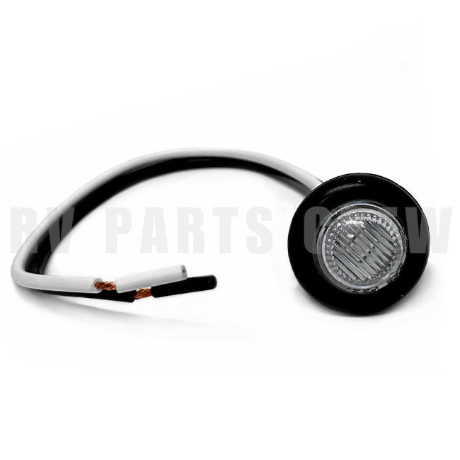 Jayco RV Round 3/4" Clearance Light White LED Clear Lens 0340784 | RV Parts Crew, OEM Replacement RV & Trailer Parts