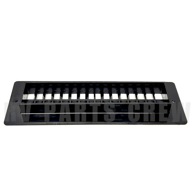Jayco RV Register Vent 11.75" x 4" Black 0216880 | RV Parts Crew, OEM Replacement RV & Trailer Parts