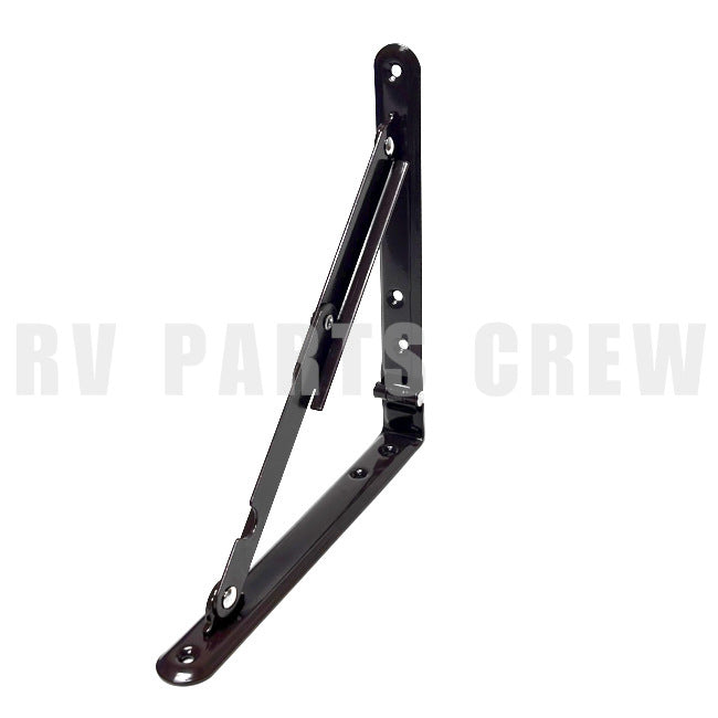 Jayco RV Flip-Up TV Shelf Bracket Brown Collapsible 0174330 | RV Parts Crew, OEM Replacement RV & Trailer Parts