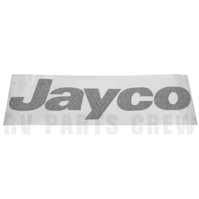 Jayco RV Logo Decal 3.67" x 28.86" Black 2010201 | RV Parts Crew, OEM Replacement RV & Trailer Parts
