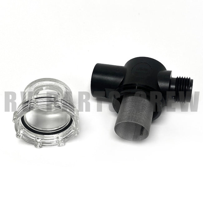 Jayco RV Shurflo Water Pump Inlet Strainer #255-313 with 1/2" NPT 0192626 | RV Parts Crew, OEM Replacement RV & Trailer Parts
