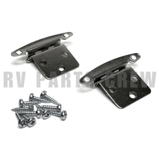 Jayco RV Cabinet Hinge in Satin Nickel 2-Pack 0175409 | RV Parts Crew, OEM Replacement RV & Trailer Parts