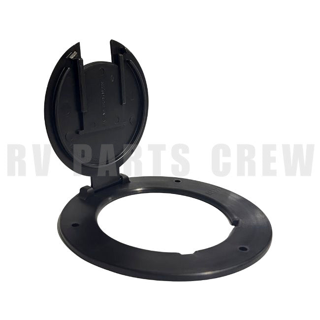 Jayco RV Exterior Electrical Cable Hatch Door Black 2017051 | RV Parts Crew, OEM Replacement RV Parts