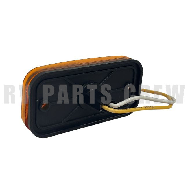 Jayco RV LED Clearance Light Amber Lens, Black Base 0304716 | RV Parts Crew, OEM Replacement RV Parts