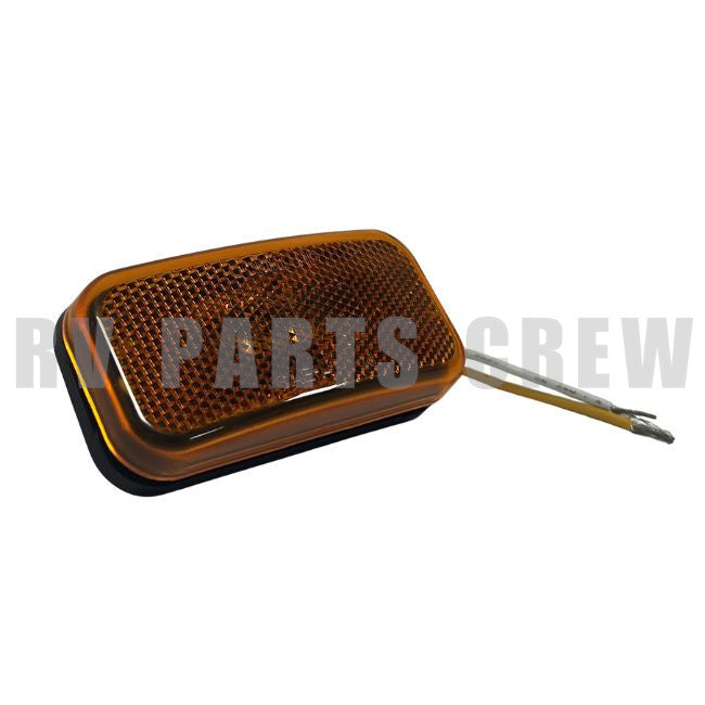 Jayco RV LED Clearance Light Amber Lens, Black Base 0304716 | RV Parts Crew, OEM Replacement RV Parts