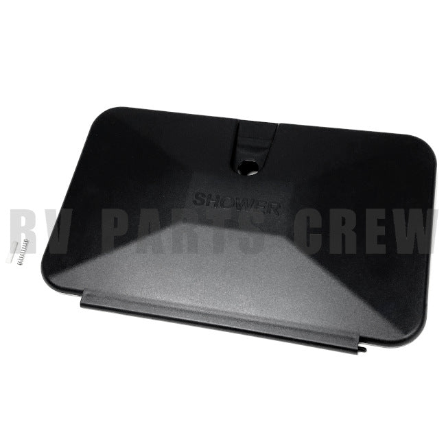 Jayco RV Outside Shower Door Black 12.8" x 8.2" 0761491 | RV Parts Crew, OEM Replacement RV Parts