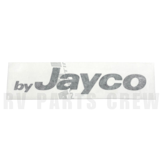 Jayco RV "By Jayco" Logo Decal 1.51" x 7" Black 2024039 | RV Parts Crew, OEM Replacement RV & Trailer Parts