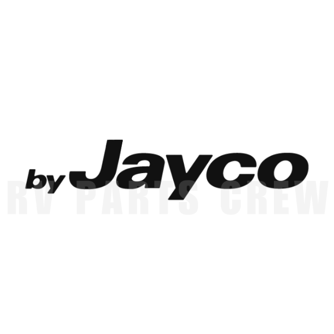 Jayco RV "By Jayco" Logo Decal 1.51" x 7" Black 2024039 | RV Parts Crew, OEM Replacement RV & Trailer Parts